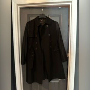 Chic Black Trench Coat